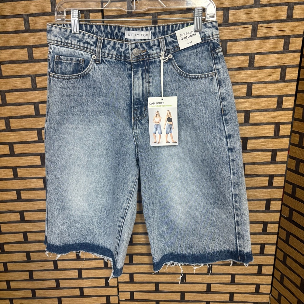 Witty Fox Dad Denim Jorts Size 5/27‎